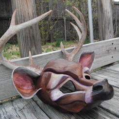 Stag head for BOOM! Theatre