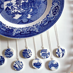 Blue Willow Wedding Set