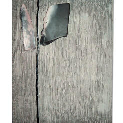 Shards and painted wood