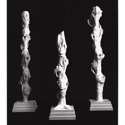 Rilke, Gigi, And...A Face In Time (Sculpture)