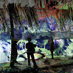 Hangzhou: Lotus leaves merge with weeping willow branches