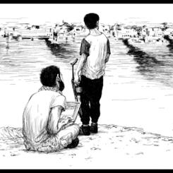 Illustration for the novel by Connor Willumsen