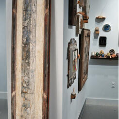 installation view, left profile