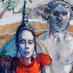 Traveling Abroad with an Unknown Companion (detail)