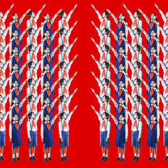 Happy North Korean Children (Diptych)