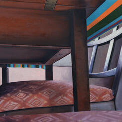 untitled (staple and tablecloth)