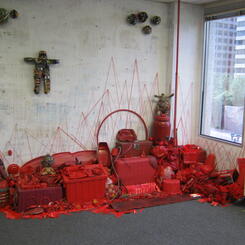 red installation