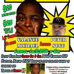 flyer -stand-up comedy show