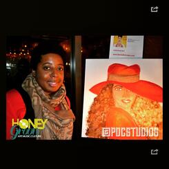 Ginnie McKnight Live Painting 