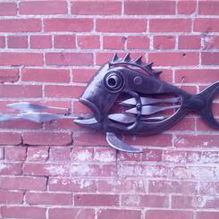 Wall hanging Belly Fish