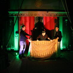 The spirit curtains.