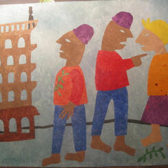 The Holey Land:  A Fable (crankie by Valeska Populoh, score by ellen cherry)