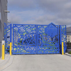 Particle Portal - front view