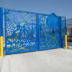 Particle Portal - angle view