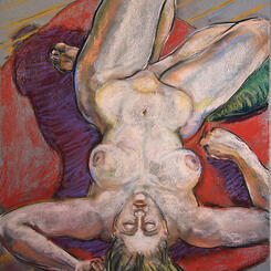 Lauren on Red Blanket