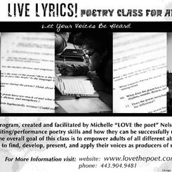 LIVE LYRICS! Flyer
