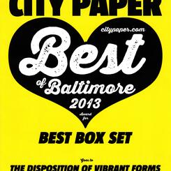 City Paper - 2013 Best Of Baltimore Award
