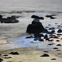 marker, indicating a quiet turn in our path