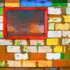 Window on a Colored Wall