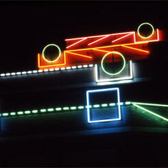 Neon for Monument Square, detail