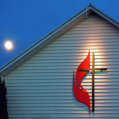 Moonrise Over Mt. Olive