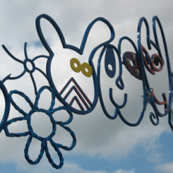 finished arch, detail