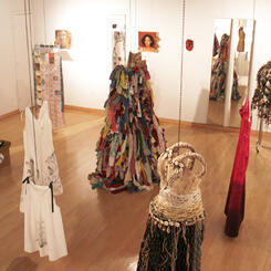 Installation shot of Ordinary Woman Show at the Howard County Arts Center