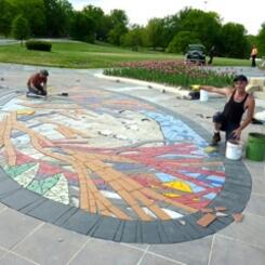 Mosaic at the Conservatory