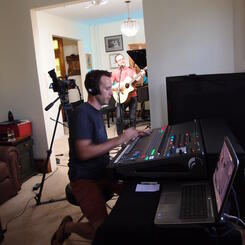 TImothy Bracken performing on "Listen In with ellen cherry"  July 2013