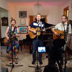We're About 9 performing on "Listen In with ellen cherry", August 2013