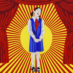 Happy North Korean Little Girl