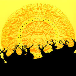 Stag Party Under an Aztec Sun