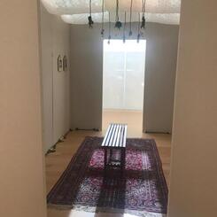 Sacred Crossings Multi Media Installation - Inside the edifice, 12' x 8' x 10'