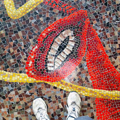 Detail of Lips - Reagan International Airport, DC