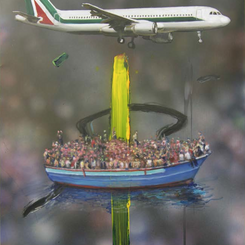 SOME COME BY PLANE, SOME COME BY BOAT 