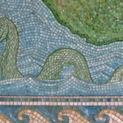 Serpent and Wave Border