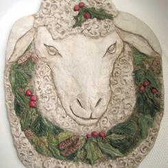 Sheep Wreath