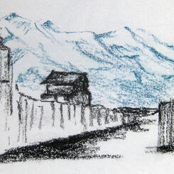 Travel Sketch - Pompei