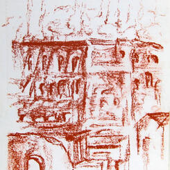 Travel Sketch - Roman Forum