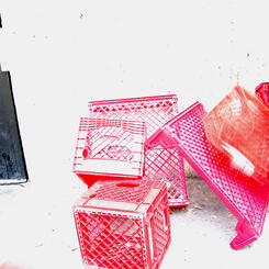 Tumbling Red Crates 1