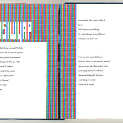 Interior spread, letterpresses