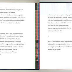 Interior spread, letterpresses