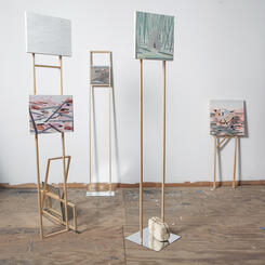 Studio view of multiple peices