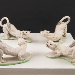 Four Stoats After Changing