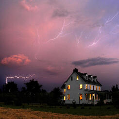 Lightning house