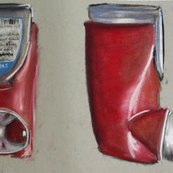 Inhaler still life