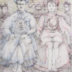 Contemporary Chinese Ancestor Portrait