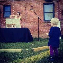 Performing The Most Beautiful Tree, October 2014 in Washington, DC