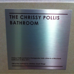 Transgender Bathroom Dedication