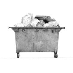 Wheeled Dumpster